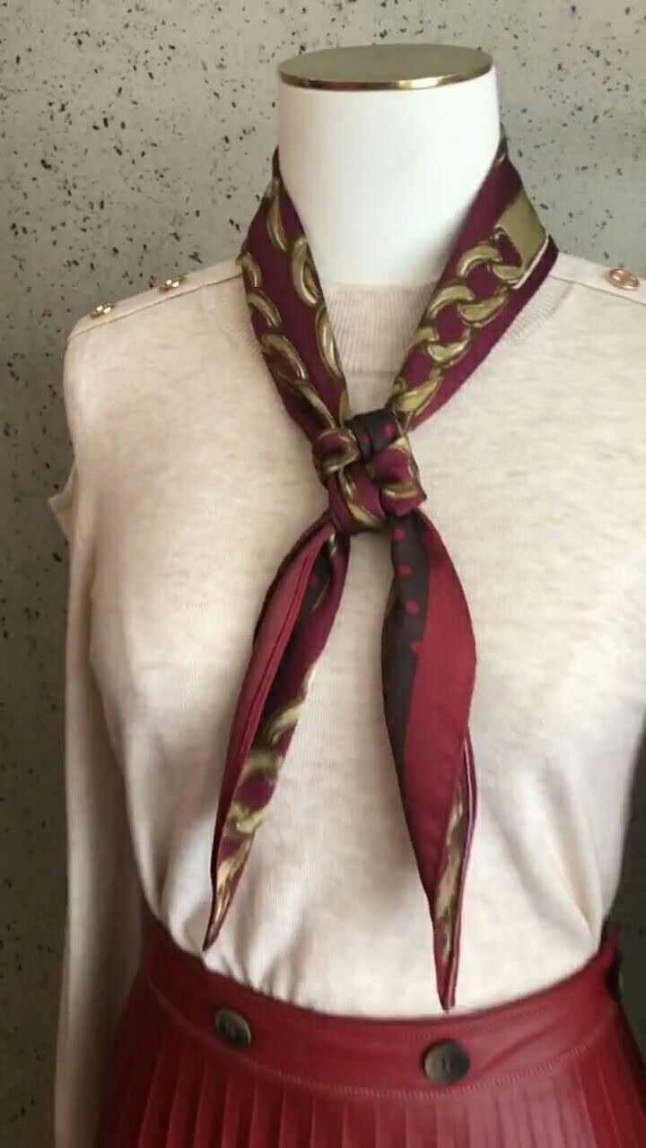 丝巾系法_腾讯视频