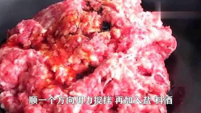 牛肉馅这样调馅才绝佳!老师傅饺子店的一绝,一口咬下直爆汁儿