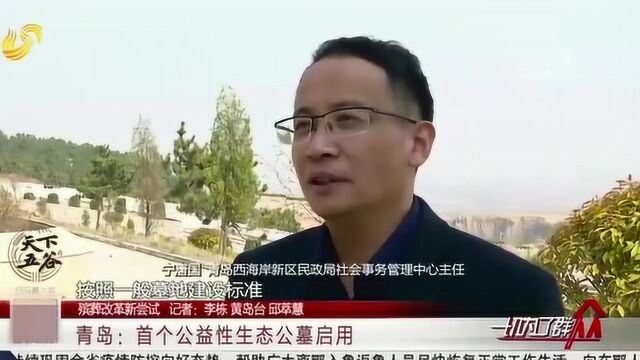 新尝试!青岛:首个公益性生态公墓启用 推出壁葬、景观石葬等方式