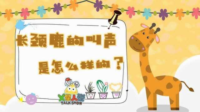 长颈鹿的叫声是怎么样的?