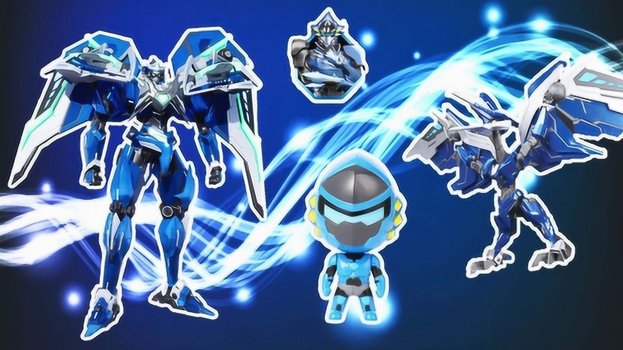 钢铁飞龙战士深蓝受伤无法恢复!快来帮他变形他的翼龙机械兽吧!