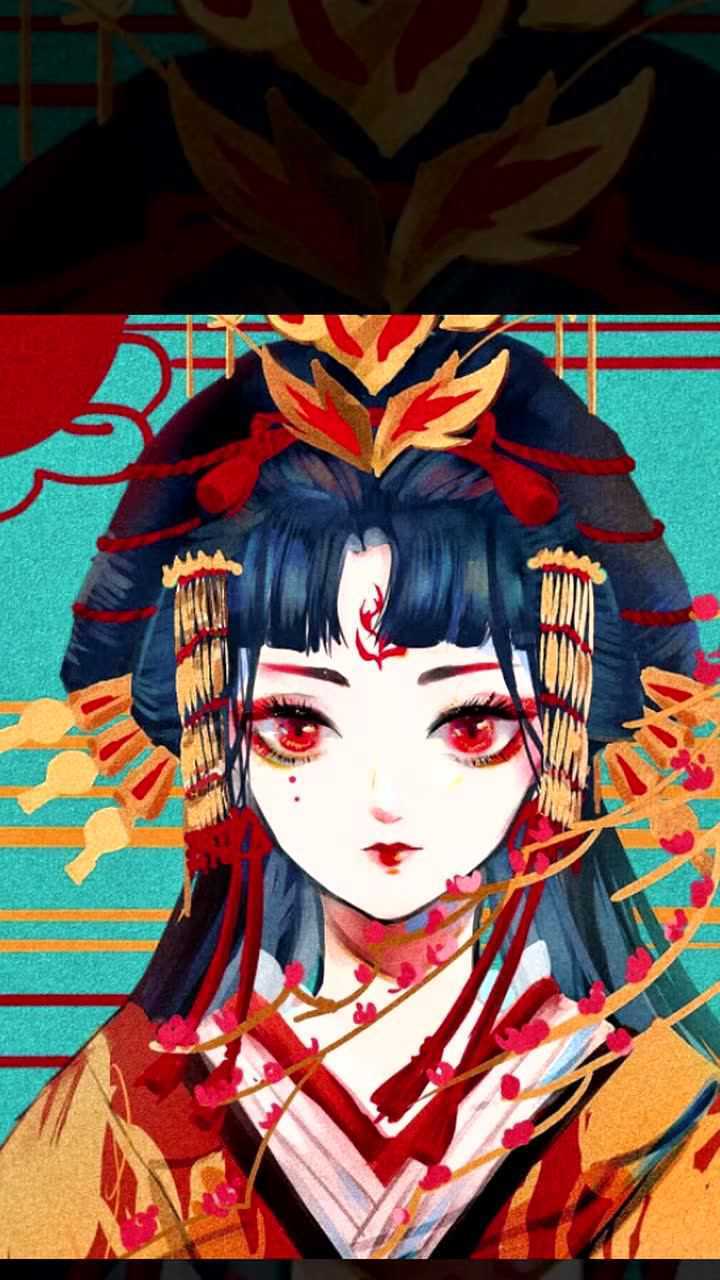 阴阳师美图鉴赏 这么漂亮的不知火小姐姐不抱走一只吗?