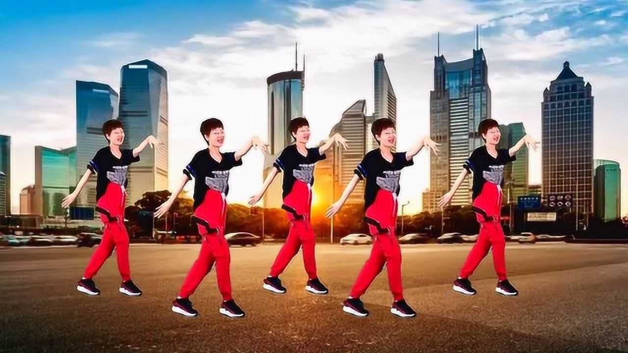 16步广场舞大眼睛你太美丽我不敢看着你