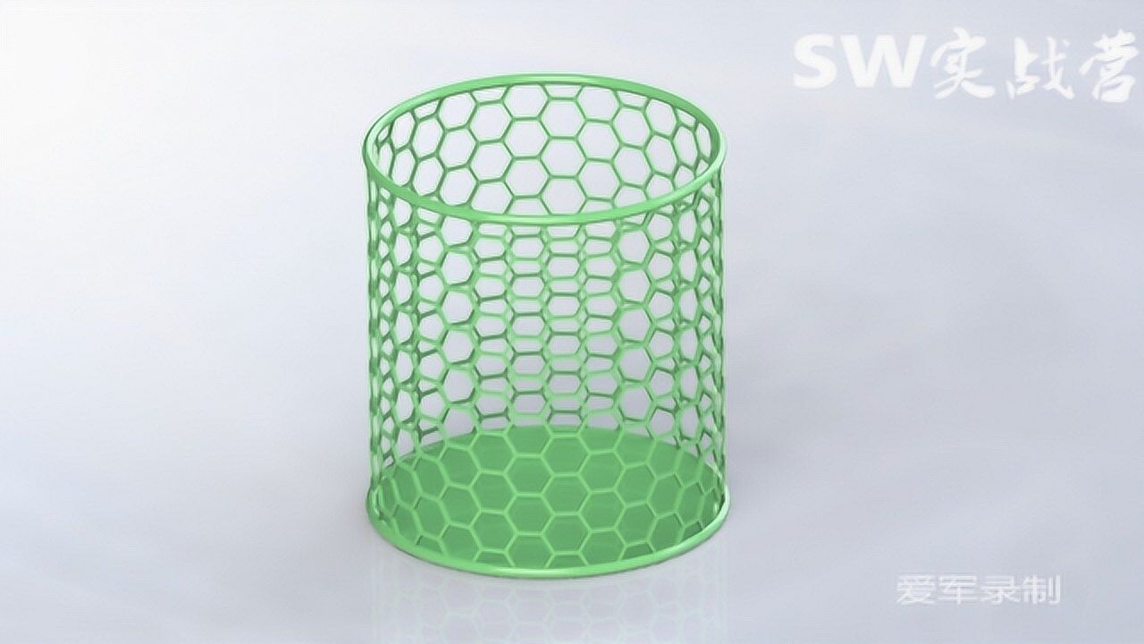 SolidWorks实战营_SW实战营:SolidWorks建模初级教程,菱形钢丝网,填充阵列应用_高清1080P在线观看平台_腾讯视频