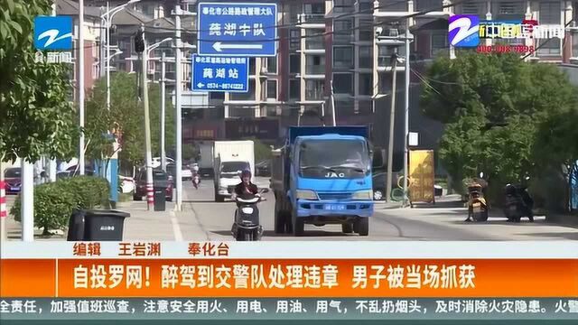 这是什么操作?男子酒后驾车到交警队处理违章 结果凉凉