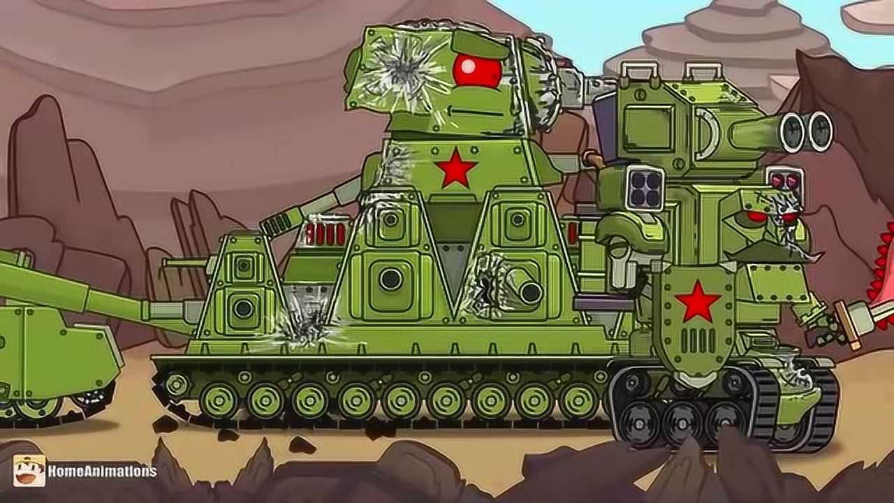 战车对战的动画片图片