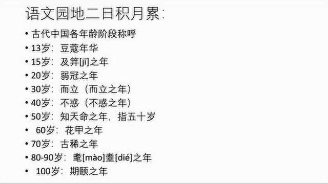 石家庄市东风西路小学云课堂之日积月累整理(一)