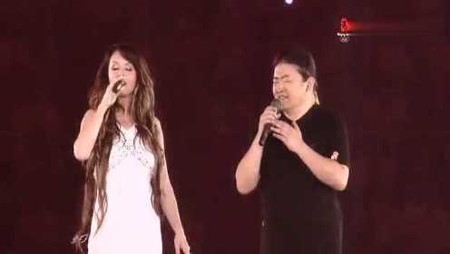 刘欢携手莎拉·布莱曼演唱《我和你》，2008年奥运歌曲，十几年过去了