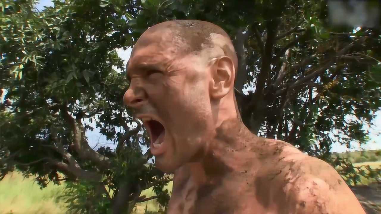 赤手空拳面对水牛,德爷使出无能狂怒!靠大吼吓跑它!