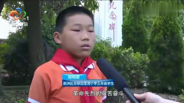 新洲区:青少年暑期寻访红色足迹