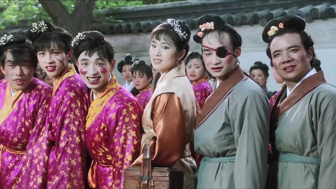 唐伯虎点秋香四大才子看秋香星爷一般啊再看一眼我笑了