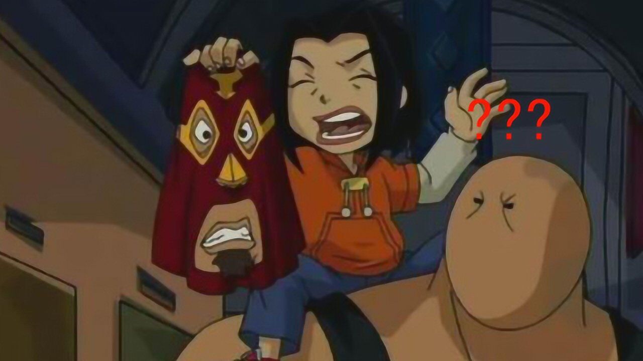 牛战士:牛战士是从来不会摘下面具的,忍者:?