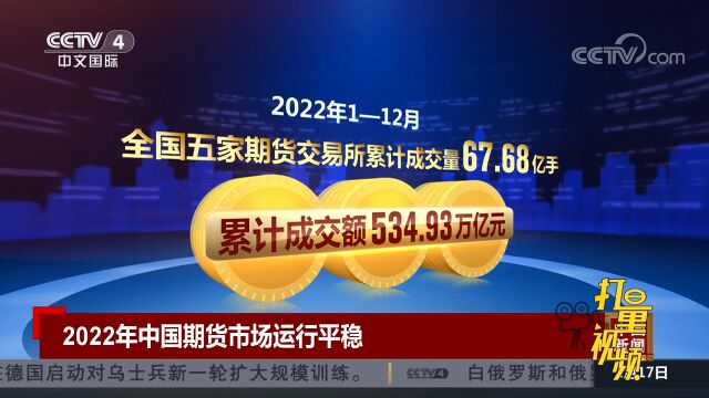 最新数据!2022年中国期货市场运行平稳