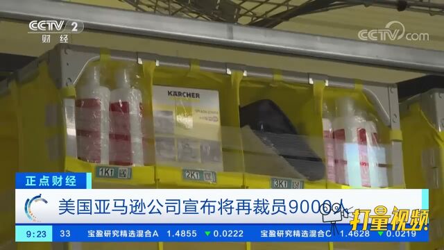 美国亚马逊公司宣布将再裁员9000人