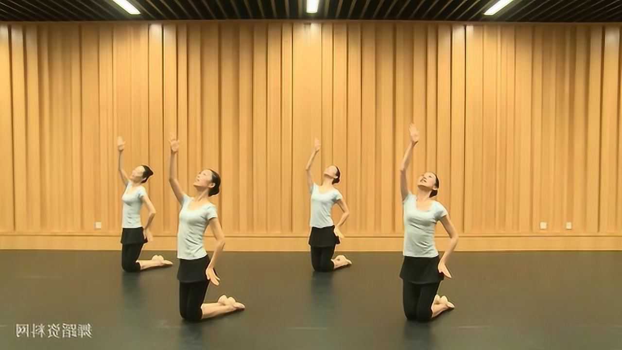 中国舞四级鱼儿水中游_镜面