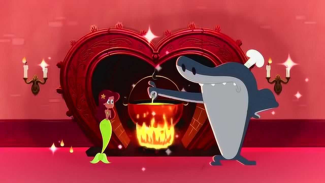 鲨鱼哥与美人鱼鲨鱼哥叫上鬣狗是为了准备做美食给美人鱼吃吗