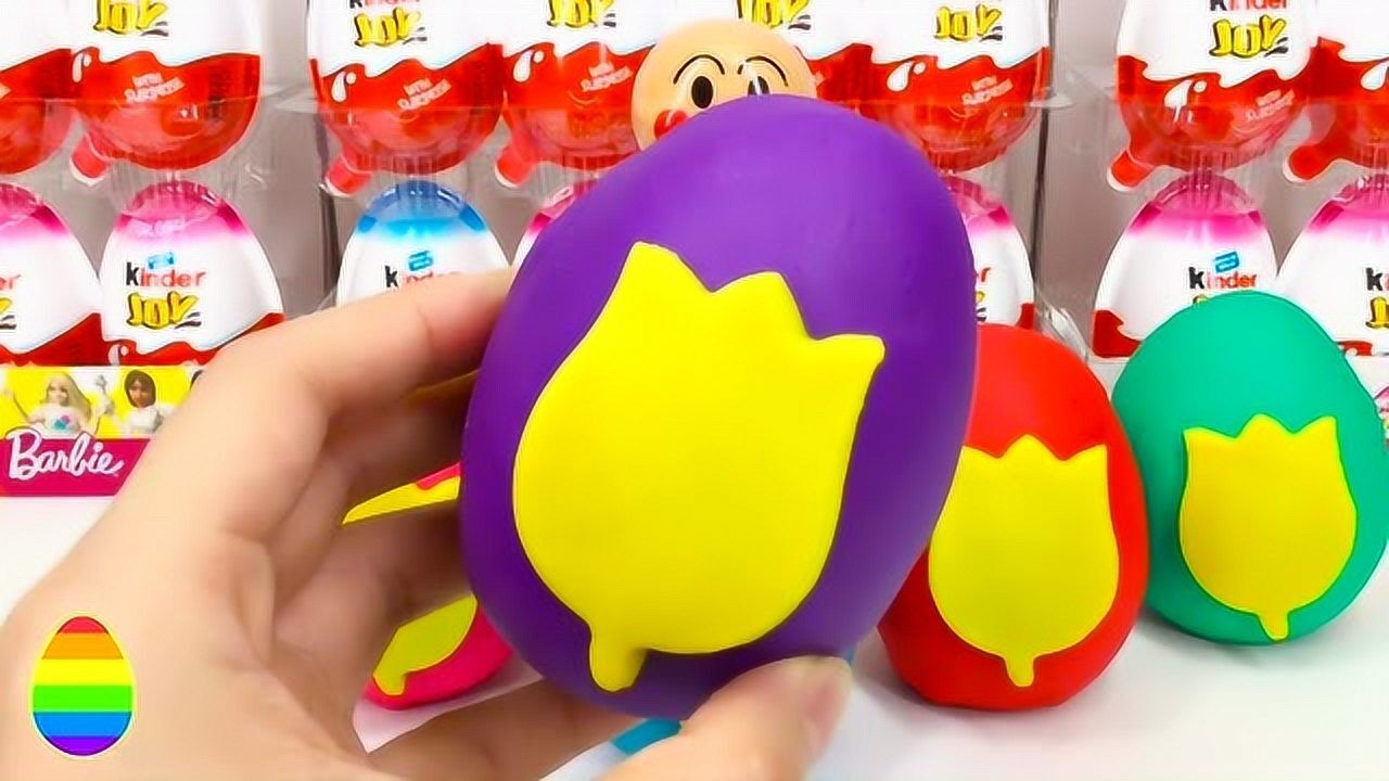 《玩具》奇趣蛋视频 面包超人培乐多彩泥奇趣蛋拆出各种超级飞侠趣