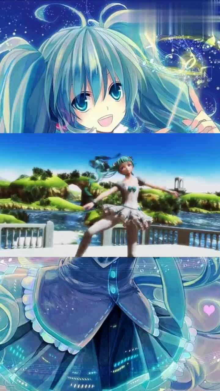 改变式初音穿天鹅裙动作幅度很大但舞姿很标准