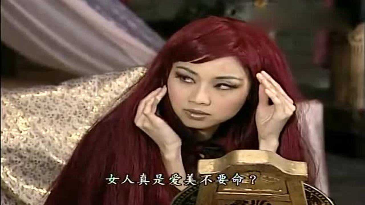 搜神传好彩妹为恢复容貌的千年蛇妖梳头用善心来感化她