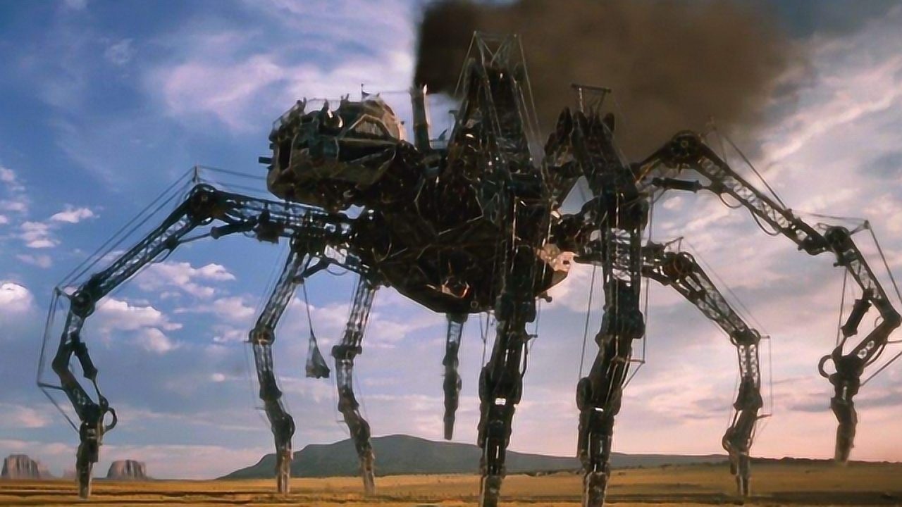 威尔史密斯主演的科幻片,科学家造出巨型蜘蛛,轻松毁掉一个小镇_电影
