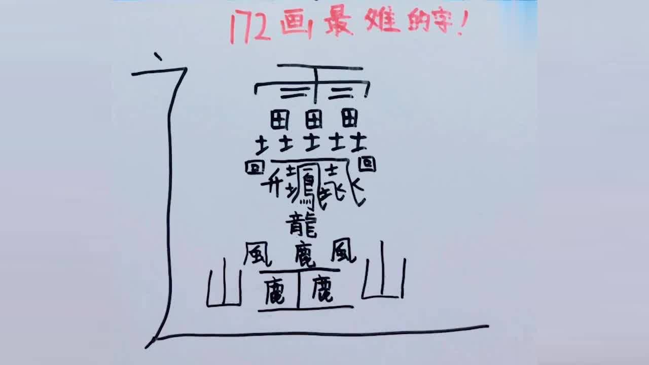 有谁知道这个172画的字怎么读这个字读huang第二声