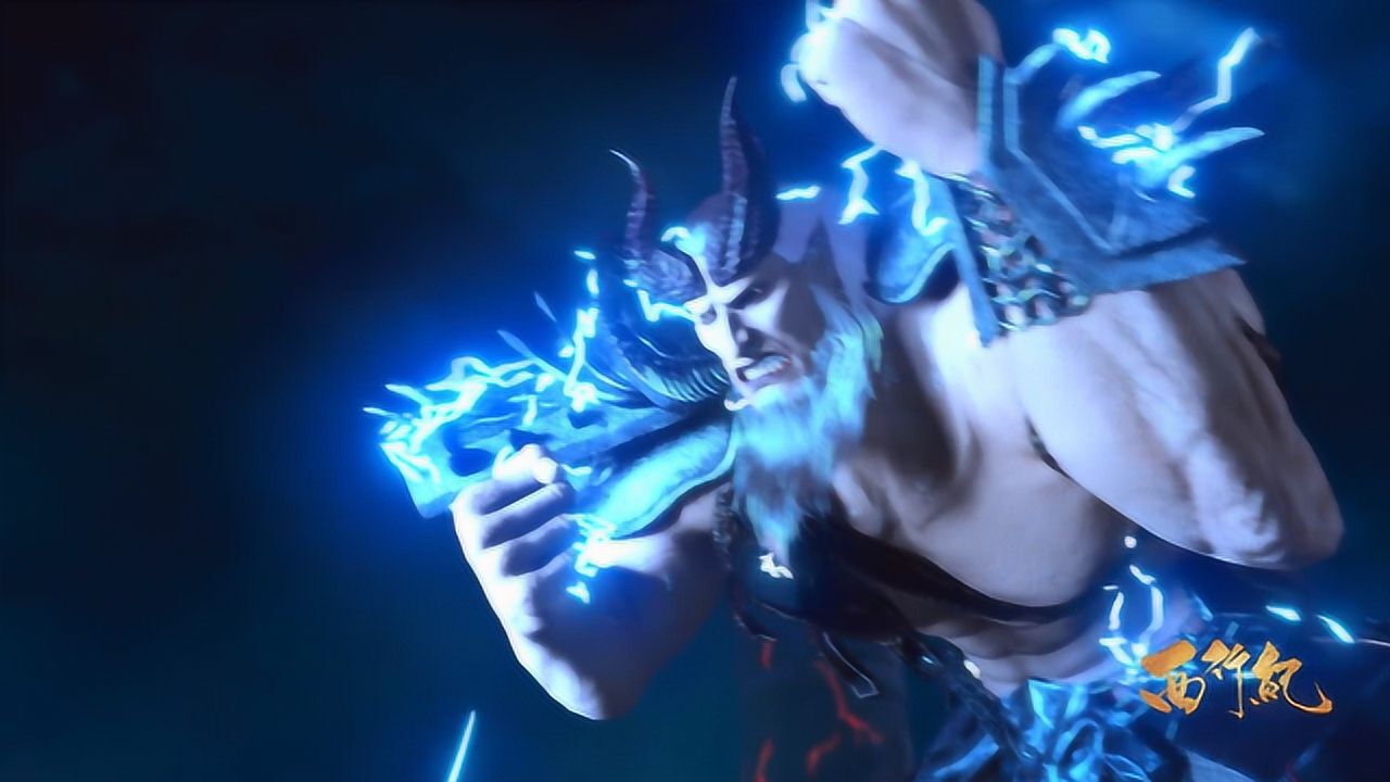 西行纪南海龙王化身雷神发电唐僧让他不要客气