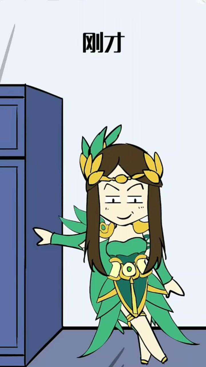 搞笑的小动画:虞姬小姐姐