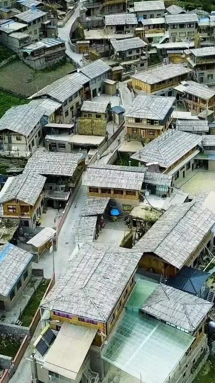 航拍中国中国的乡下不得不感叹老一辈人的建设能力