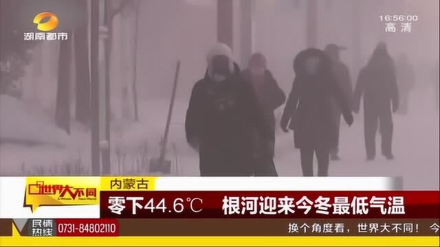 零下44.6℃!根河迎来今冬最低气温,能见度不足100米!