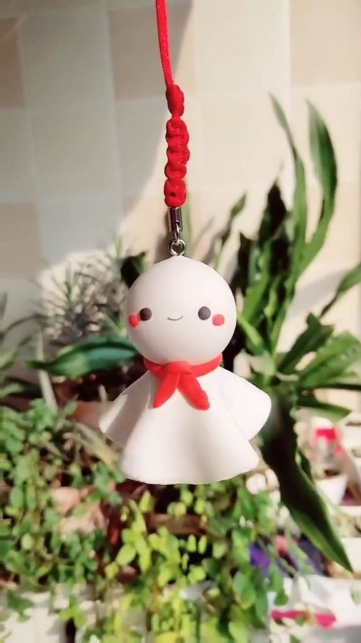 超轻粘土手工,晴天娃娃