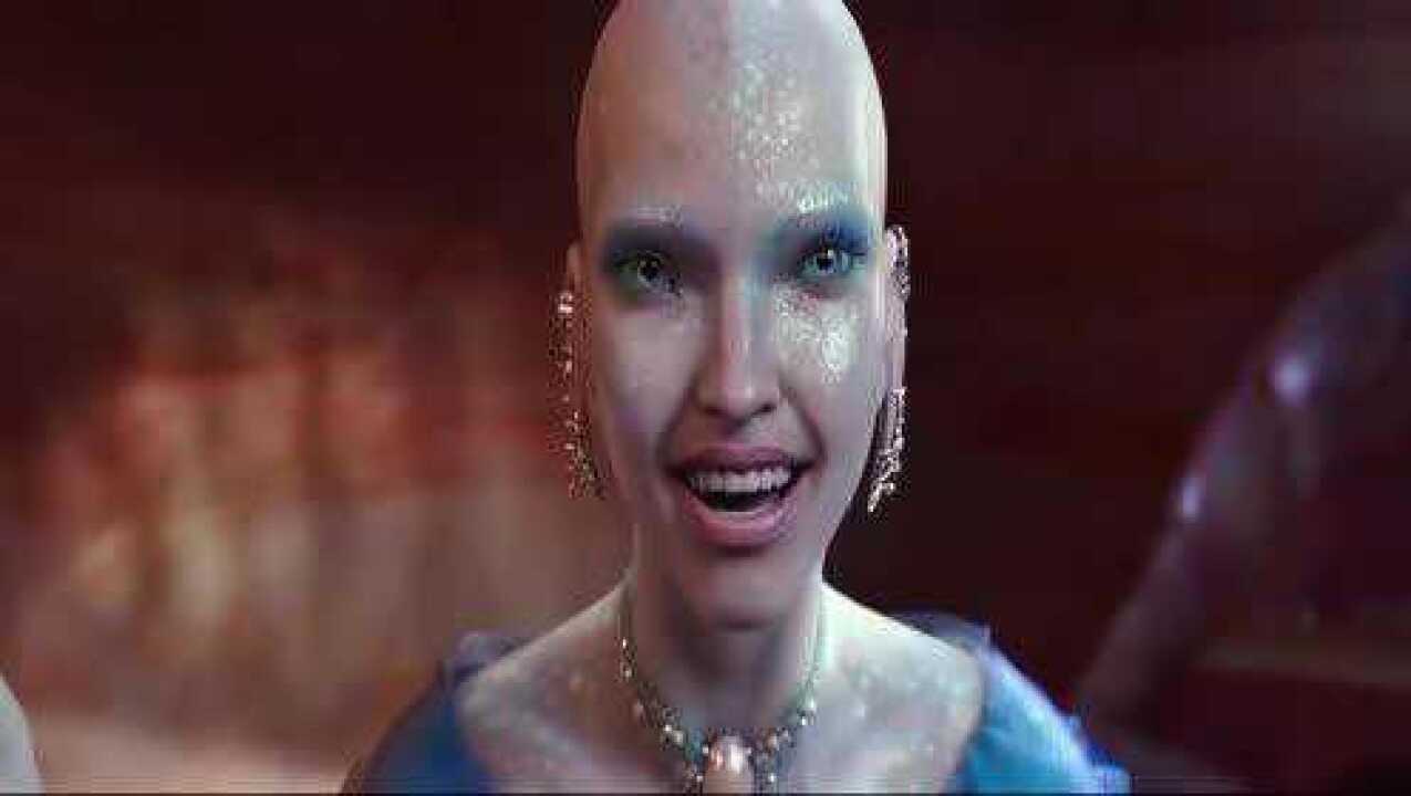 外星人也爱美,洗脸都是用闪闪发光的珠子,皮肤更是水润!