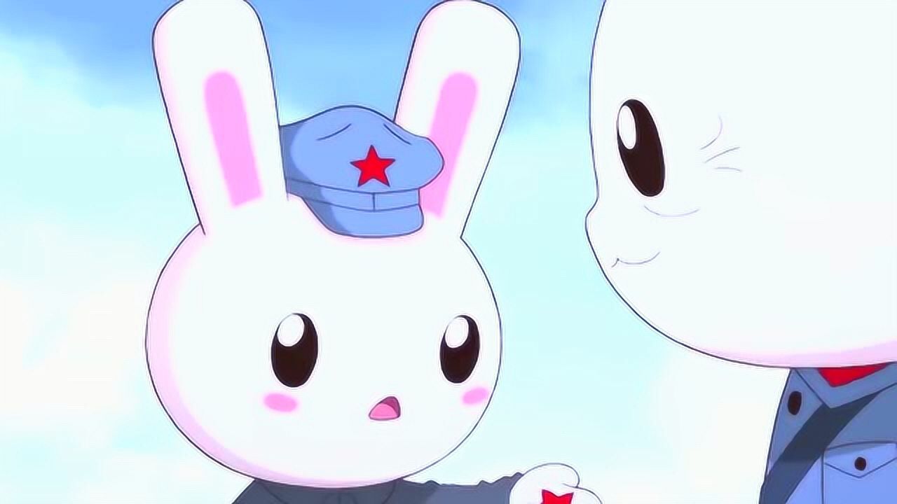 那年那兔那些事儿:兔子有两颗红五星,帽子上一颗送小兔子一颗