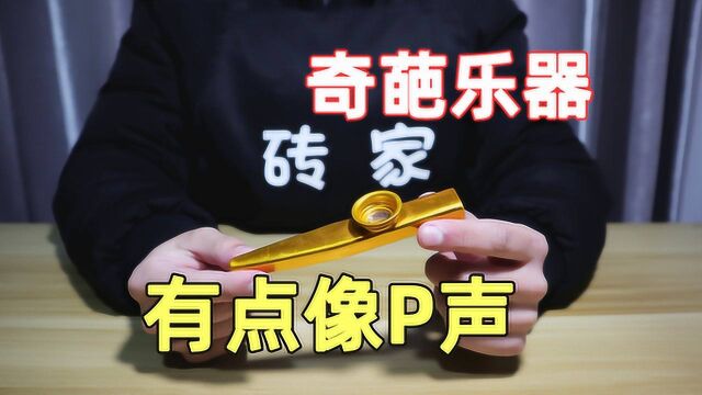 开箱一个非常好玩的乐器“卡祖笛”放嘴里马上就吹出美妙的音乐!