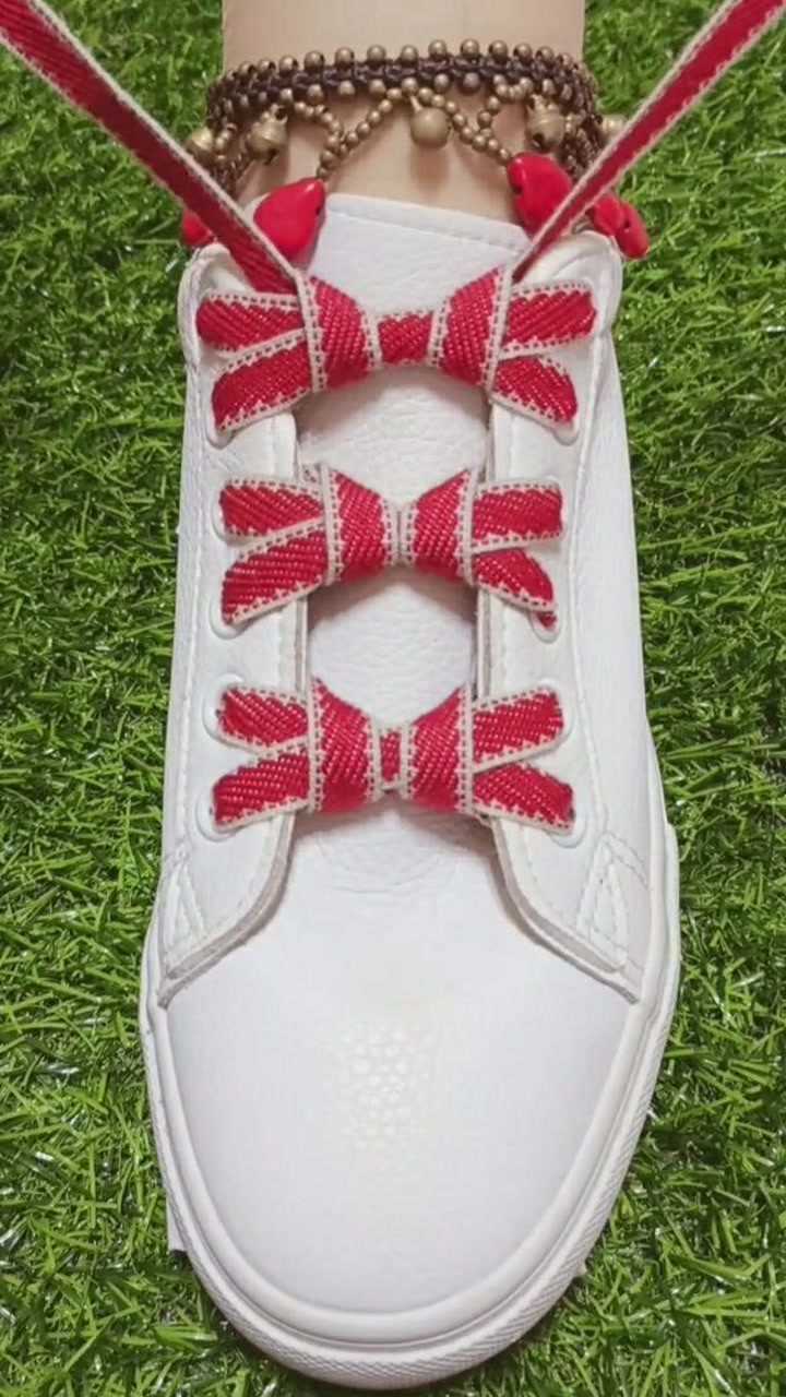 鞋带的花样系法明星都这么系鞋带有气质