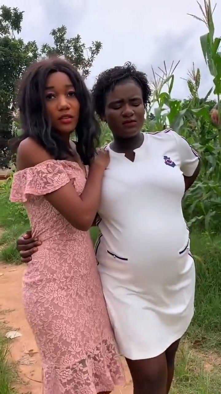 怀了双胞胎的肚子,快出生啦