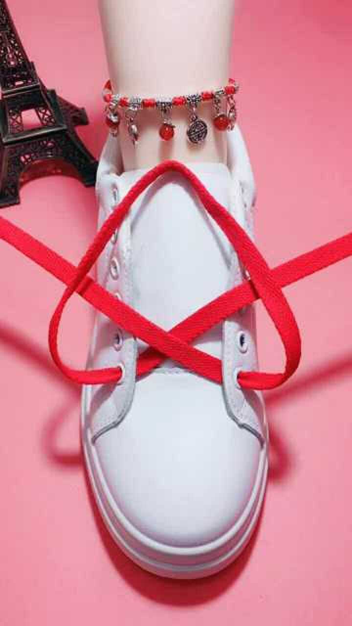 爱心鞋带系法教程想学的快进来