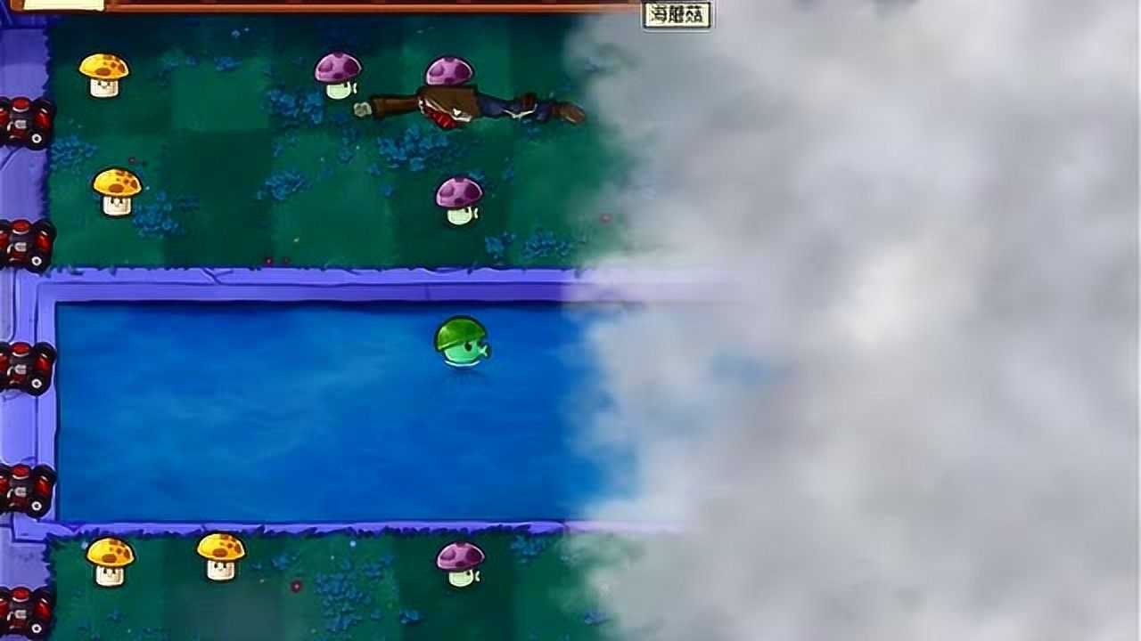 植物大战僵尸迷雾中看不到僵尸进攻只能被动防守了