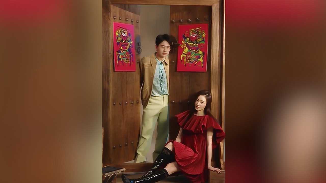 郭麒麟张天爱助力非遗合拍封面二人互动亲昵自然像热恋情侣