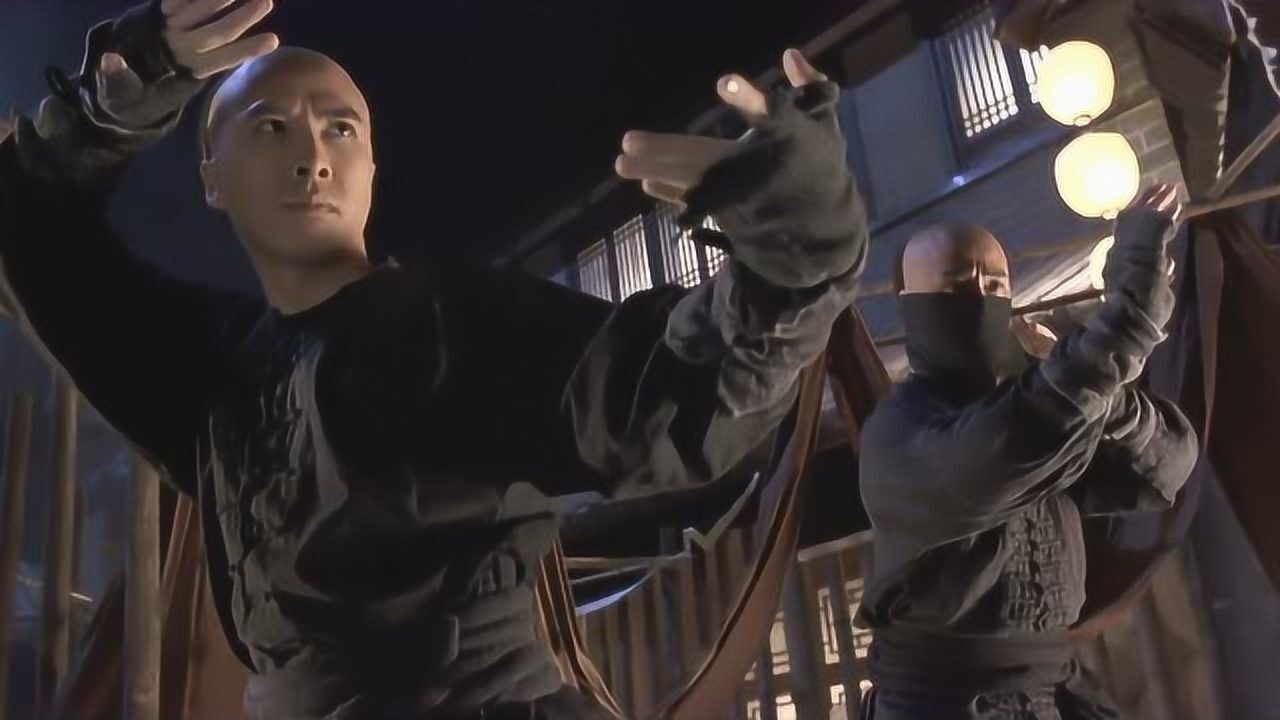 甄子丹经典武侠电影 两大功夫高手黄麒英铁猴子联手大战少林叛徒高手
