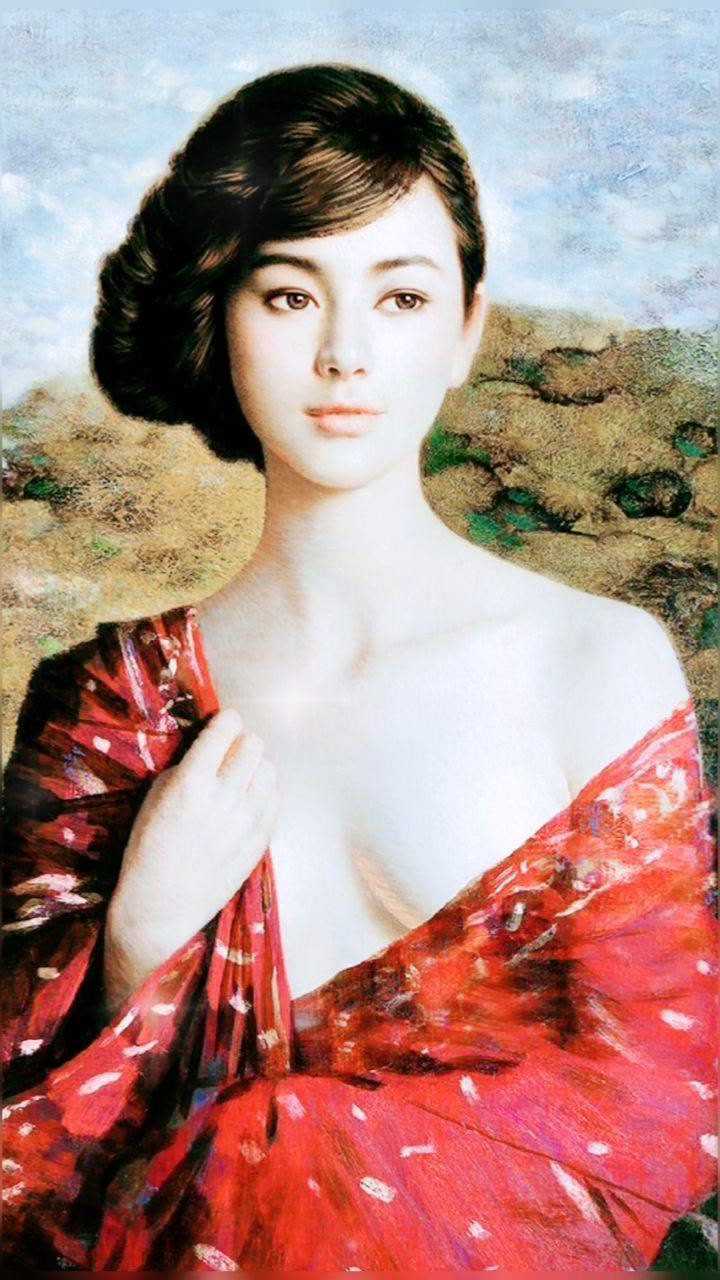 谢楚余美女油画欣赏_腾讯视频