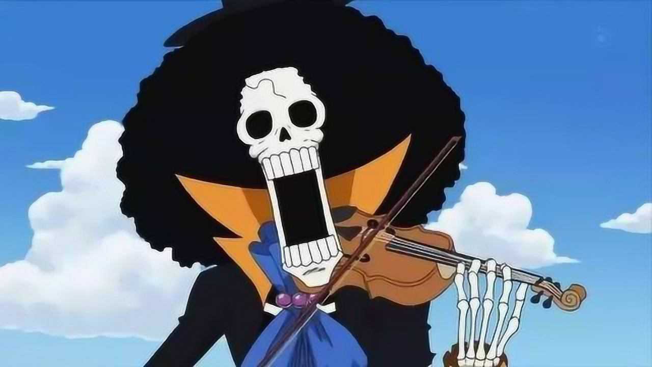 海贼王:布鲁克弹唱《宾克斯的美酒》!_腾讯视频