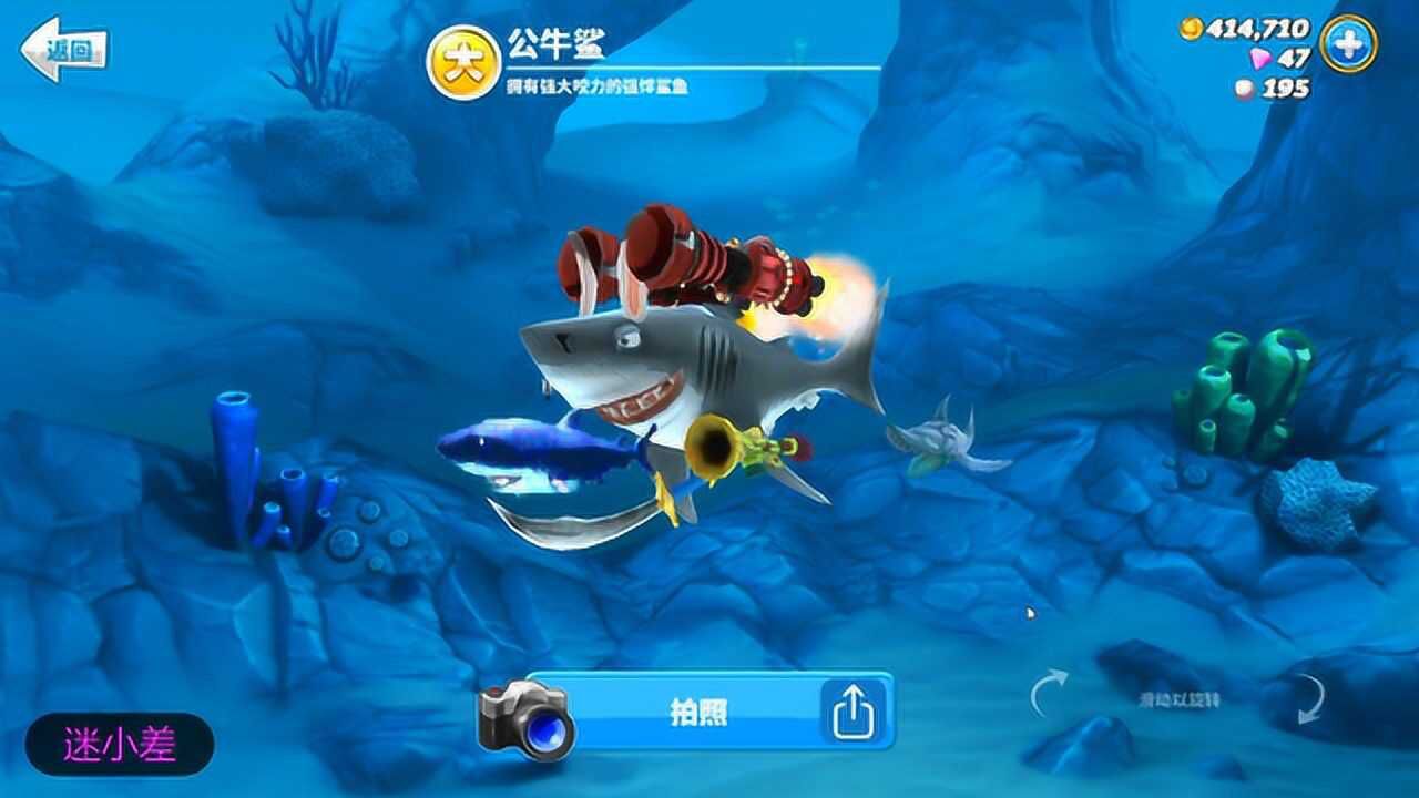 饥饿鲨世界:被大鲨鱼包围的公牛鲨怎么反杀突围?