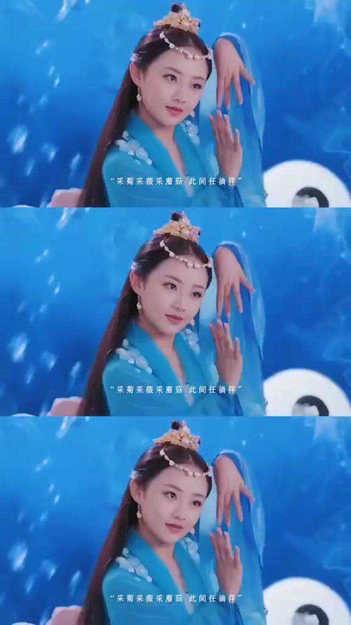 哪吒降妖记这大概是我见过最有灵气的小龙女了配上这歌太仙了