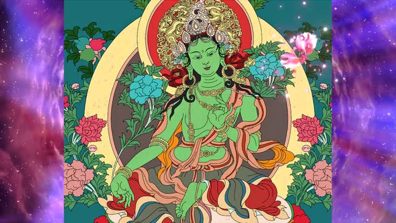 一首好听的佛曲天籁之音绿度母心咒