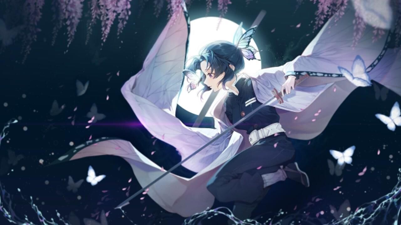 鬼灭之刃莫西莫西唯美虫柱温情演绎最不会斩鬼的就是我了