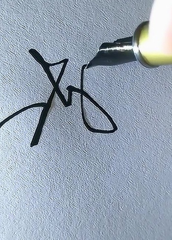 高手写"陈浩"的签名,写完后的一幕,真是太好看了