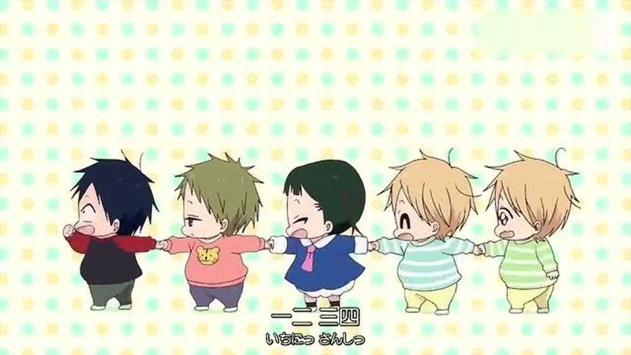 学园奶爸虎太郎跟不上节奏别人都动了三下他才动了一下