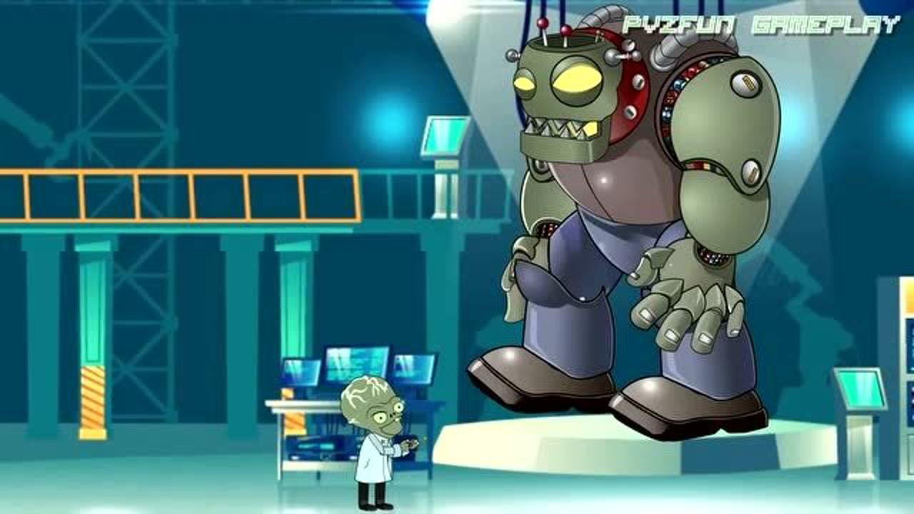 植物大战僵尸:僵尸博士启动机器人僵尸_腾讯视频