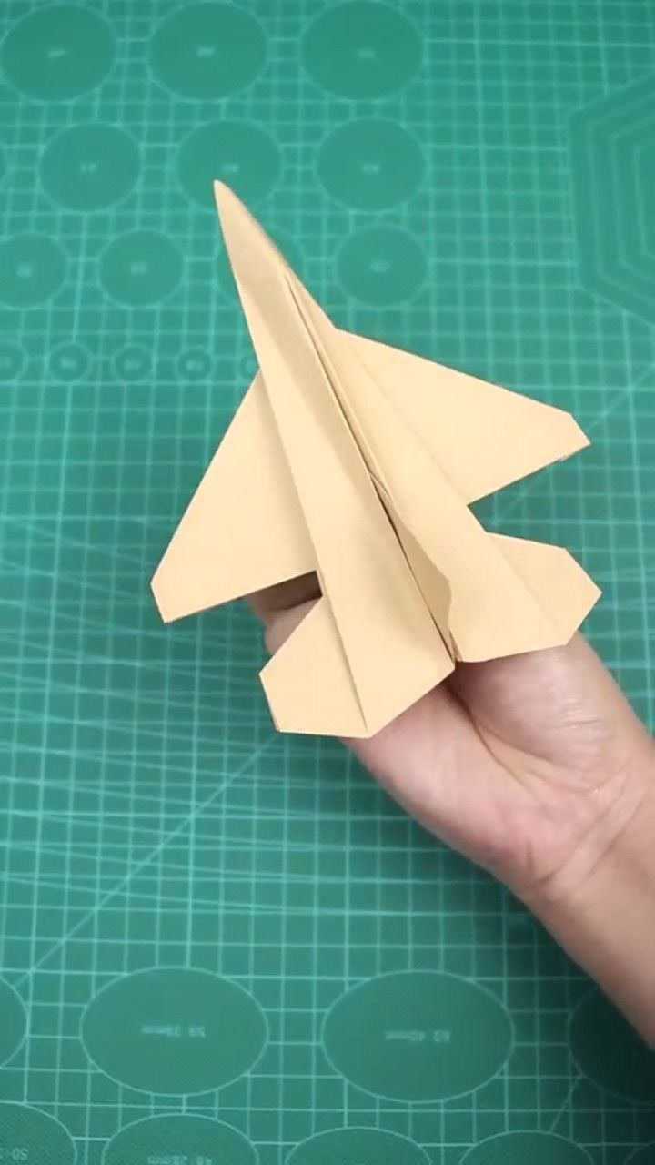 纸飞机一款f16战斗机的升级折法更仿真了