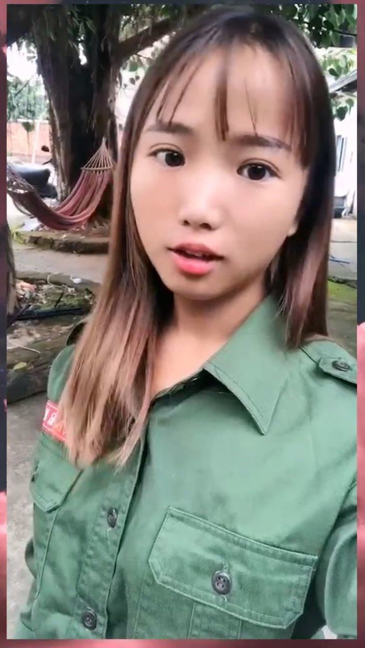 带着全民去缅甸缅甸佤邦穿军装的小姐姐英姿飒爽